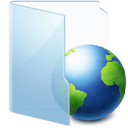 Web - Blue - Folders icon